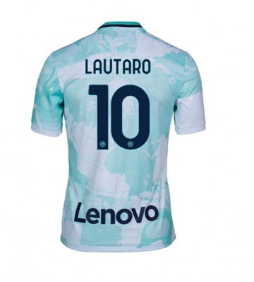 Inter Milan Lautaro Martinez #10 Bortedrakt 2022-23 Kortermet